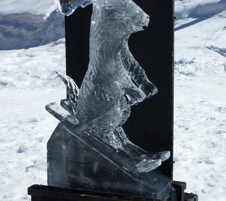 sculpture sur glace méribel